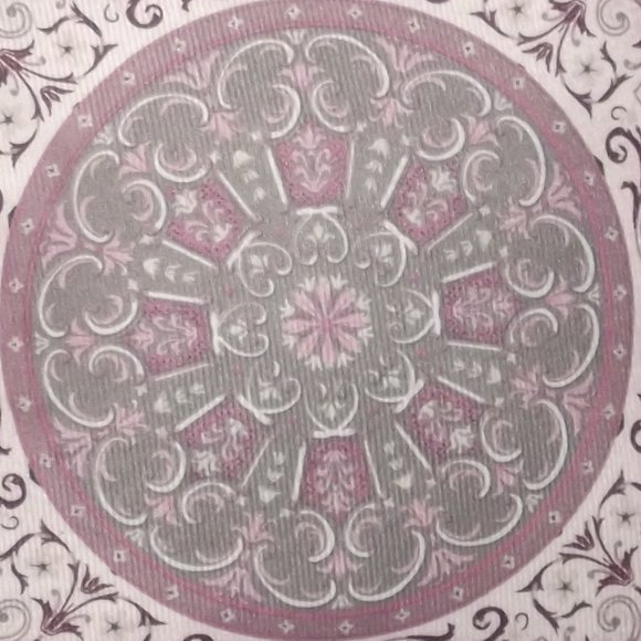 2 Piece Soft Mandala Design Accent Pillowcases - 20"x20" - Picture 5 of 5